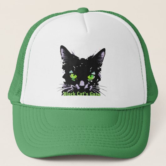 Casquette Le Regard du Chat Noir (Devant)