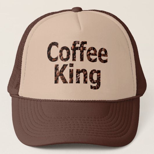 Casquette Le Roi Truckers Style Hat de café (Devant)