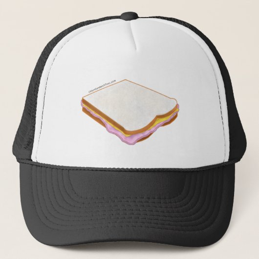 Casquette Le sandwich au jambon (Devant)