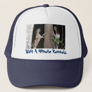Casquette Le saut et la chasse, attendent les établissement