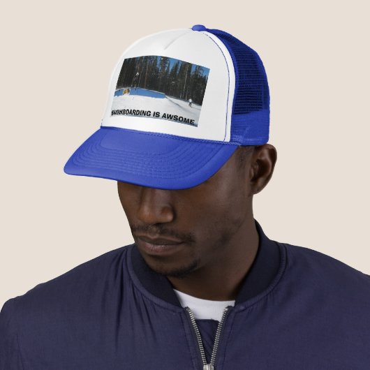 CASQUETTE LE SNOWBOARDING EST IMPRESSIONNANT (En situation)