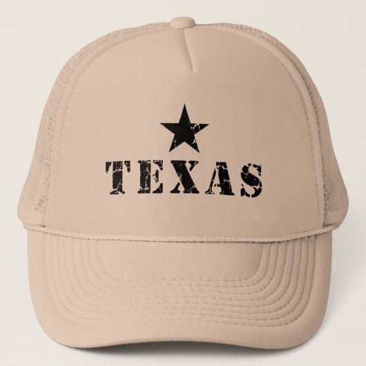 Casquette Le Texas, l'état solitaire d'étoile (Devant)