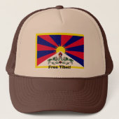 Casquette Le Thibet libre ! (Devant)