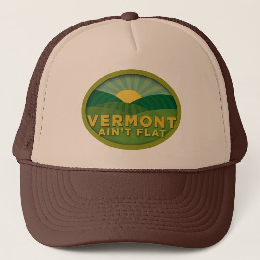 Casquette Le Vermont n'est pas plat (Devant)