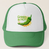 Casquette Le vert est CHAUD (Devant)