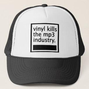 Casquette le vinyle tue mp3 l'industrie - cru