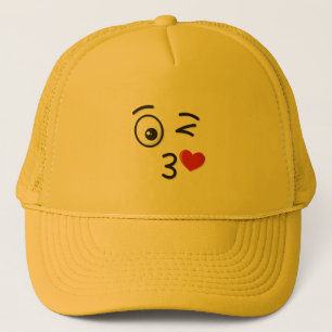 Casquette Le visage Jetant un baiser