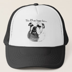 Casquette Le visage joyeux de Bulldog