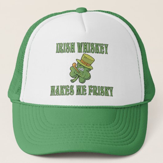 Casquette Le whiskey irlandais me rend vif (Devant)