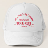 Casquette Lecture Entre Les Vins Book Club Red Crest (Devant)