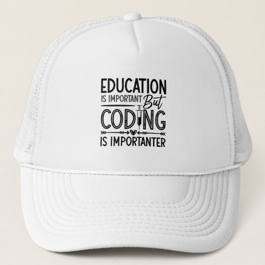 Casquette L'éducation Médicale sur le codeur est important C (Devant)