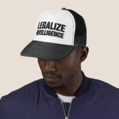 Casquette Légaliser l'intelligence (En situation)