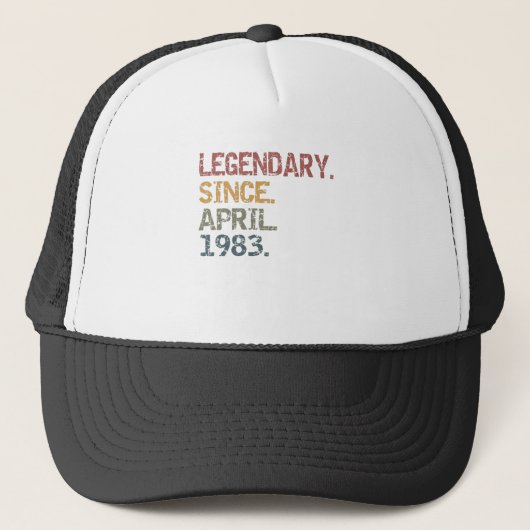 Casquette Légendaire depuis avril 1983 (Devant)