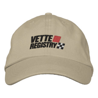 Casquette légère brodée du logo Vette Registry