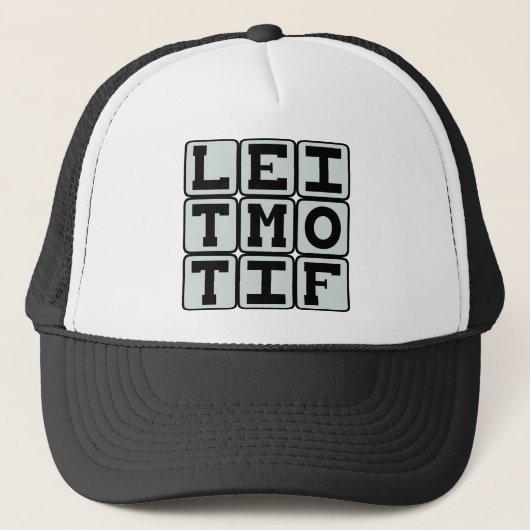 Casquette Leitmotif, thème musical récurrent (Devant)