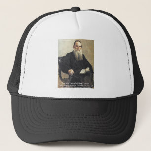 Casquette Léo Tolstoï "La guerre est injuste" Citations de s