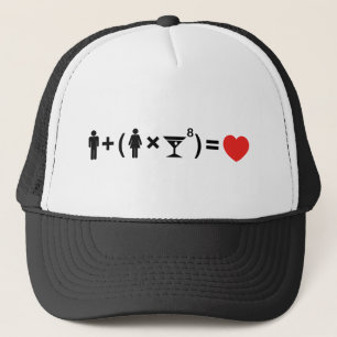 Casquette L'équation d'amour pour des femmes