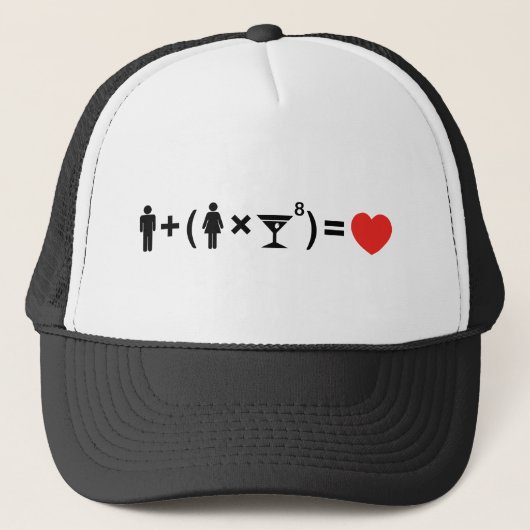 Casquette L'équation d'amour pour les femmes (Devant)