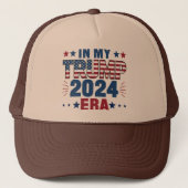 Casquette L'ère Trump pour l'élection 2024 T Shirt (Devant)