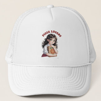 Casquette Les amateurs de pizzas