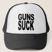 Casquette Les armes à feu sucent (Devant)