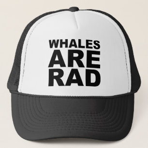 Casquette Les baleines sont RAD T-shirt Chapeau Mug Tapis de