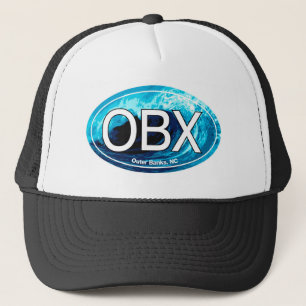 Casquette Les banques externes d'OBX ondulent l'ovale