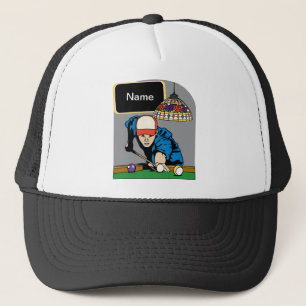 Casquette Les billards des hommes personnalisés