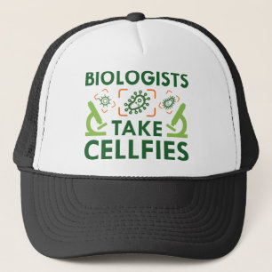 Casquette Les biologistes prennent des cellules