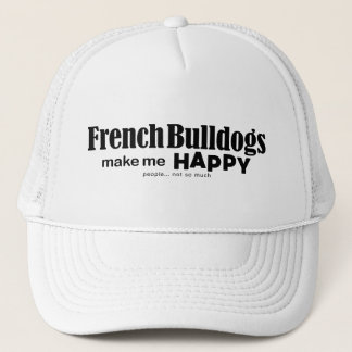 Casquette Les Bulldogs Français Me Rendent Heureux
