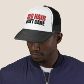 Casquette Les cheveux rouges s'en fichent (En situation)