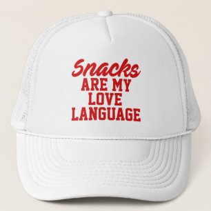 Casquette Les collations sont mon langage de l'amour