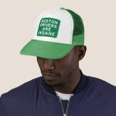 Casquette Les conducteurs de Boston sont fous (En situation)