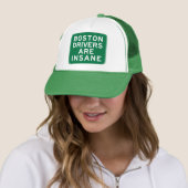 Casquette Les conducteurs de Boston sont fous (En situation)