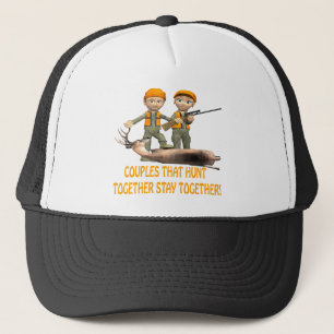 Casquette Les couples qui chassent ensemble restent ensemble