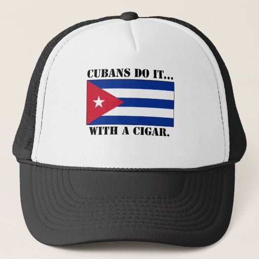 Casquette Les Cubains Le Font... Avec Un Cigar. (Devant)