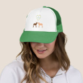 Casquette Les Deux et Daisy Heart Custom (En situation)