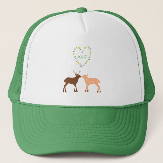 Casquette Les Deux et Daisy Heart Custom (Devant)