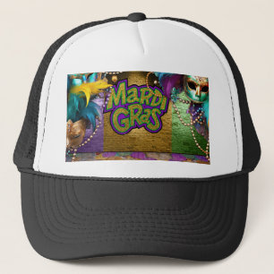 Casquette Les doubloons graphiques sur le thème Mardi Gras d