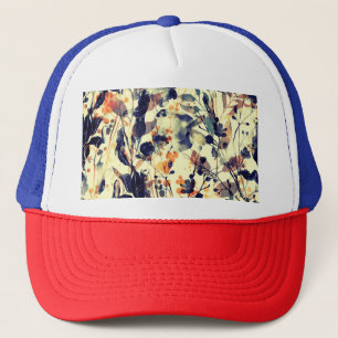 Casquette Les empreintes de la nature : Feuilles floraux san