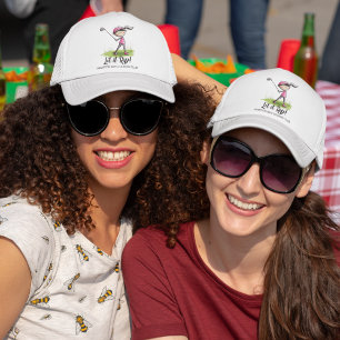 Casquette Les femmes golfeuses "Laisse-le se déchirer !" Amu