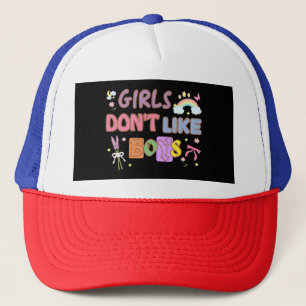 Casquette Les filles n'aiment pas les garçons