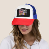 Casquette Les filles n'aiment pas les garçons (En situation)