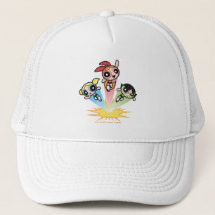 Casquette Les Filles Powerpuff Se Lancent Dans L'Air