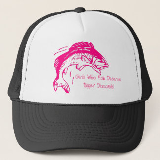 Casquette Les filles qui pêchent méritent de plus grands