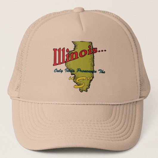 Casquette Les idiots de ~ de devise de l'Illinois IL (Devant)
