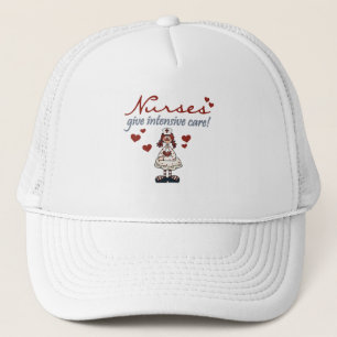 Casquette Les infirmières donnent des t-shirts et des cadeau