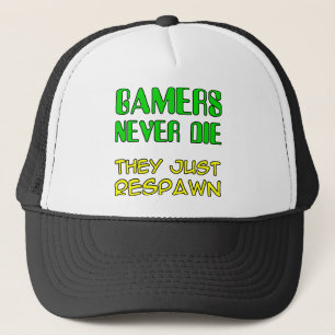 Casquette Les joueurs ne meurent jamais, ils respawnent Chap