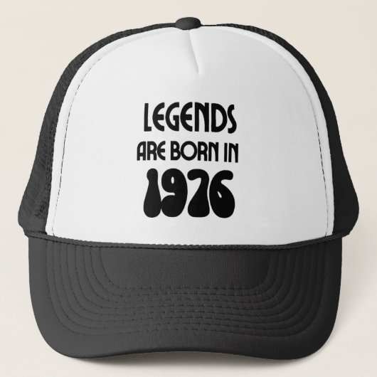 Casquette Les Légendes Sont Nées En 1976 Trucker Hat (Devant)