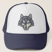 Casquette Les loups ne perdent pas le sommeil (Devant)